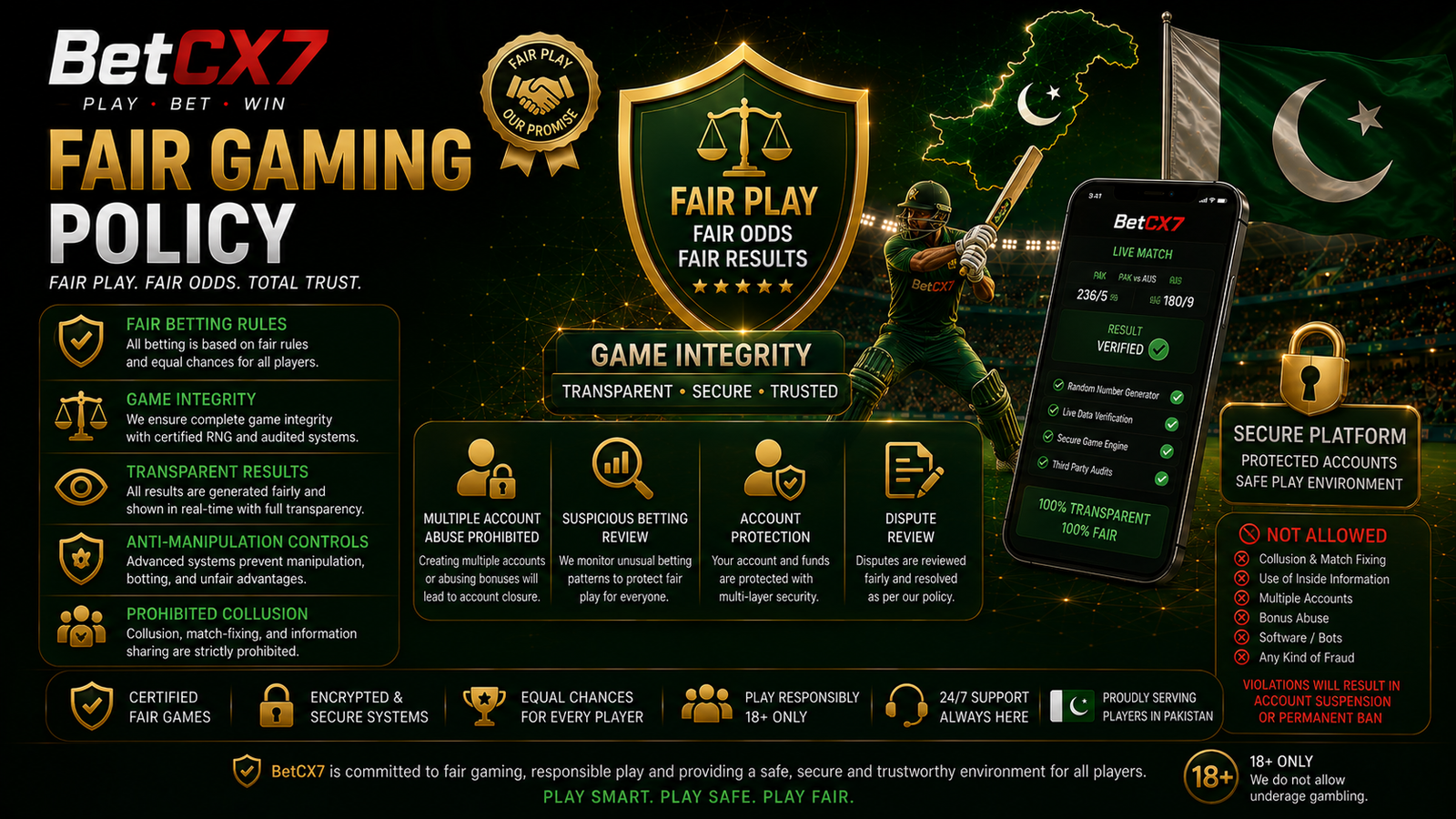 Fair Gaming Policy